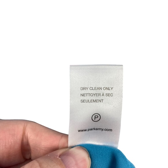 Parker Womens S Blue Dedra Floral Cold-Shoulder Top In Prairie NWT - Picture 8 of 13